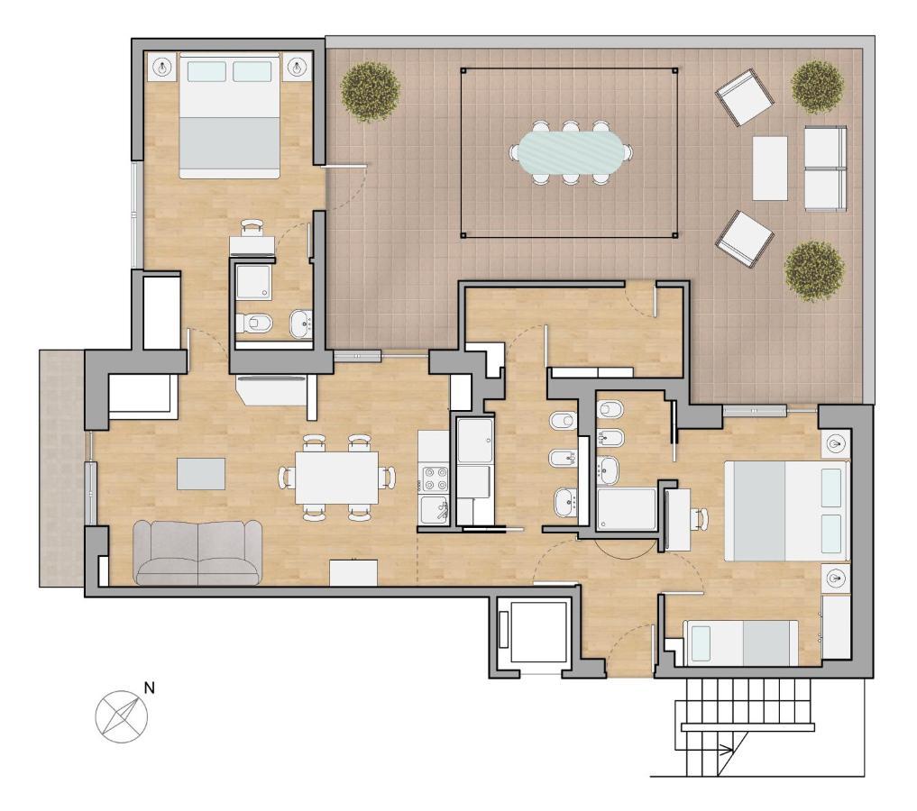 Vatican Luxury Apartment With Terrace - 7 People Roma Ngoại thất bức ảnh
